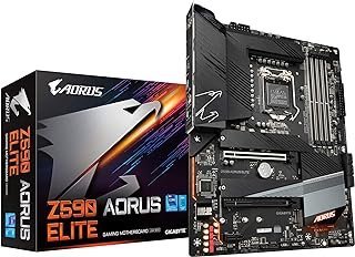 GIGABYTE Z590 AORUS Elite (LGA 1200/ Intel Z590/ ATX/Triple M.2/ PCIe 4.0/ USB 3.2 Gen2X2 Type-C/2.5GbE LAN/placa-mãe para jogos)