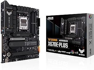 Placa Mãe Asus TUF GAMING X670E-PLUS (AM5/DDR5/4x M.2 /PCIe 5.0/USB3.2)