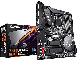 GIGABYTE Z490 AORUS Elite (Intel LGA1200/Z490/ATX/2xM.2/Realtek ALC1200/SATA 6Gb/s/USB 3.2 geração 2/2.5 GbE LAN/RGB Fusion/placa-mãe para jogos)