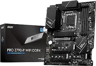 MSI Placa-mãe Pro Z790-P WiFi DDR4 ProSeries (suporta processadores Intel 12ª/13ª geração, LGA 1700, DDR4, PCIe 5.0, M.2, LAN de 2,5 Gbps, USB 3.2 Gen2, Wi-Fi 6E, ATX)