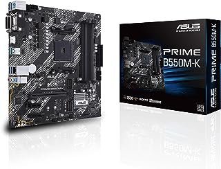 Placa-mãe ASUS Prime B550M-K AMD AM4 Zen 3 Ryzen 5000 e 3ª geração Ryzen Micro-ATX (PCIe 4.0, Memória ECC, LAN 1Gb, Dual M.2, USB 3.2 Geração 2 TipoA, HDMI 2.1 4K@60Hz, DVI, D-Sub)