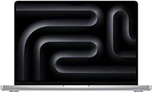 MacBook Pro (2023). O notebook da Apple com chip M3. CPU de 8-core e GPU de 10-core: Tela Liquid Retina XDR de 14,2 pol, 8GB de memória unificada e SSD de 1TB. Funciona com o iPhone/iPad. Prateado
