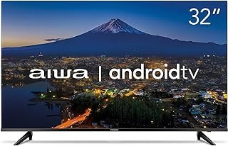 Smart TV Aiwa 32”, Android, HD, Borda Ultrafina, HDR10, Dolby Áudio – AWS-TV-32-BL-02-A